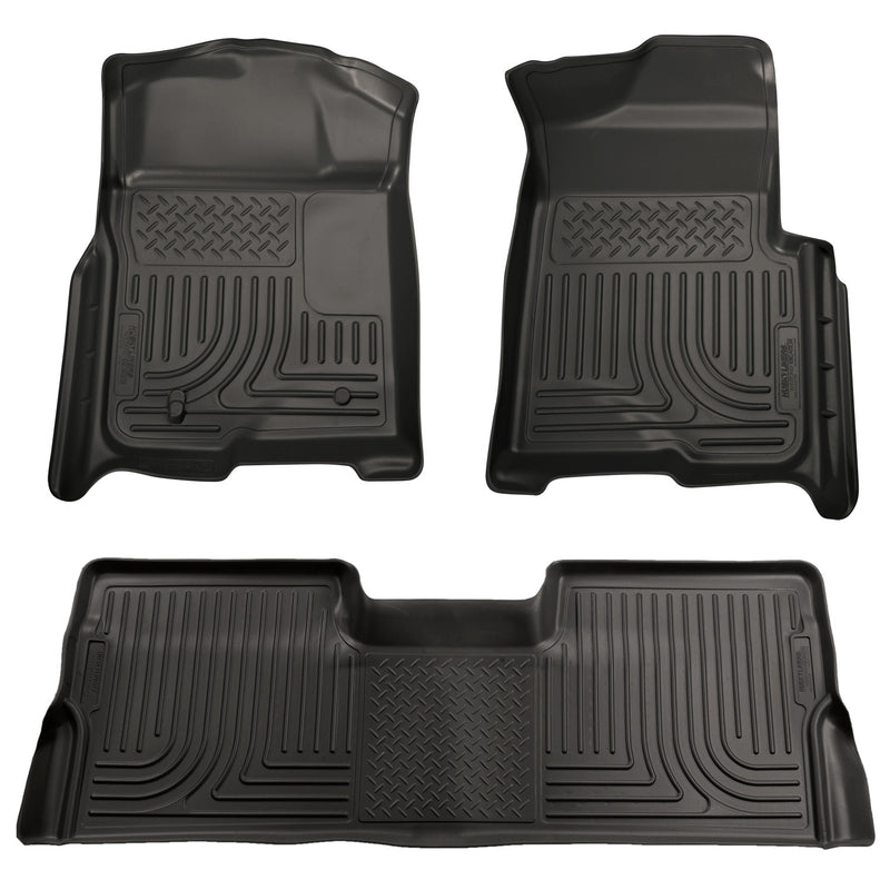 Front & 2nd Seat Floor Liners (Footwell Coverage)