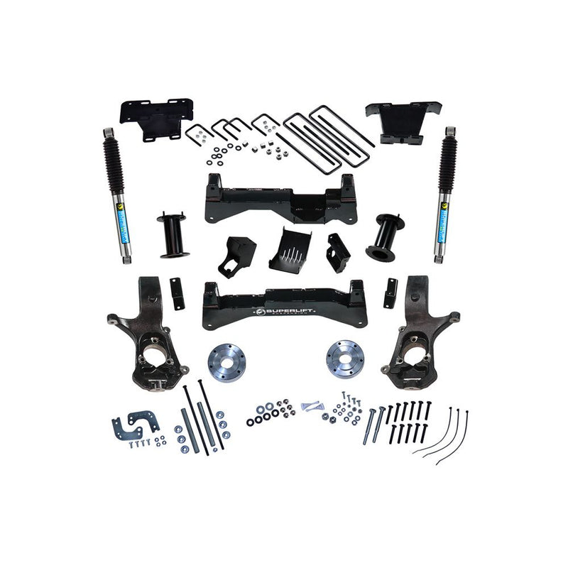 SUPERLIFT LIFT KIT GM 1500 2WD W/BILSTEIN SHOCKS 14-18 8'' AL/STMP