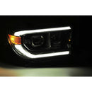 Projector Headlights Plank Style Design Black