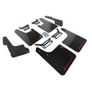 Rally Armor MF48-UR-BLK/RD - 2012-2019 Toyota 4Runner Base Limited TRD Pro - Black Mud Flap/Red Logo