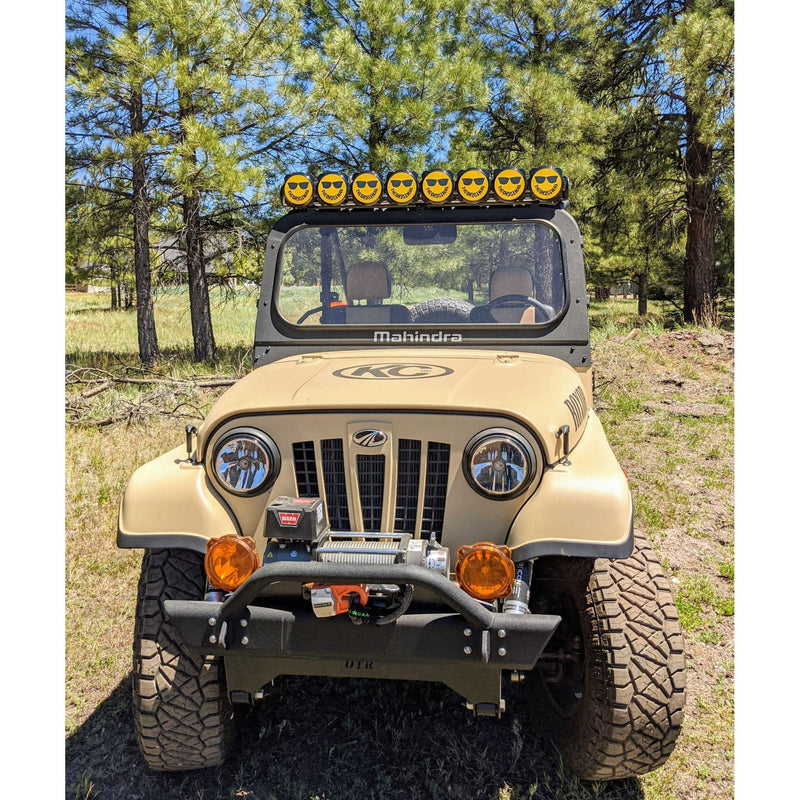 6" Pro6 Gravity Light cover - 50th Anniversary Smiley Face- Yellow / Black KC Logo