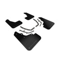 Rally Armor MF61-UR-BLK/DGRY - 2019+ Mazda 3 Hatchback - Black Mud Flap/Dark Grey Logo