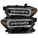 LED Projector Headlights Plank Style Design Black