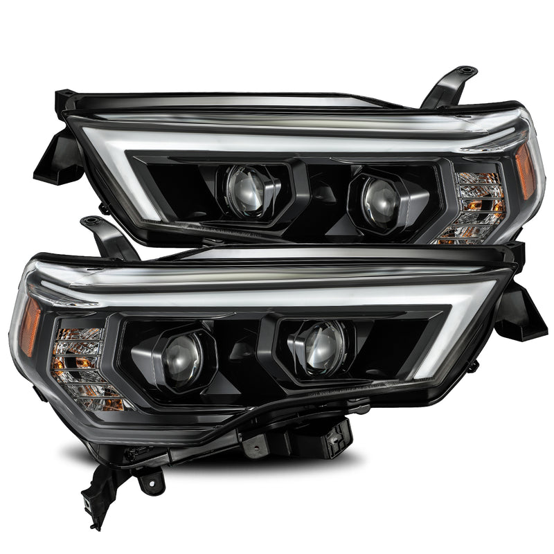 Projector Headlights Plank Style Design Midnight Black