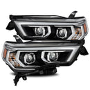 Projector Headlights Plank Style Design Black