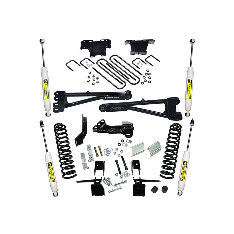 SUPERLIFT RAD ARM LIFT KIT FD F250/350 4WD DSL W/SL SHOCKS 17-21 4in