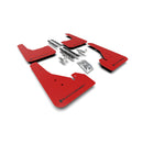 Rally Armor MF67-UR-RD/BLK 2019-2020 Toyota Corolla Hatchback  Red Mud Flap/Black Logo