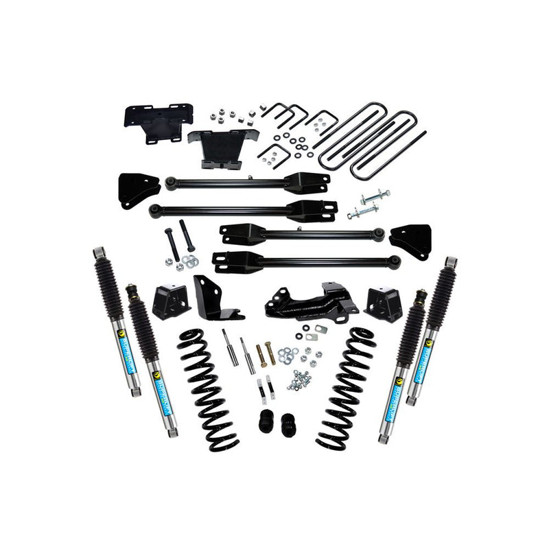 SUPERLIFT LIFT KIT FD F250/350 05-07 4WD DSL W/BLSTN SHOCKS 4''