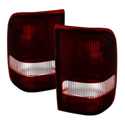 ( xTune ) - OE Style Tail Lights - Red Smoked