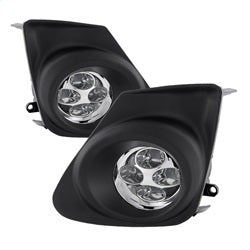 ( Spyder ) - Daytime DRL LED Running Fog Lights w/Switch - Clear