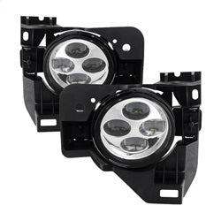 ( Spyder ) - Daytime DRL LED Running Fog Lights w/Switch - Clear