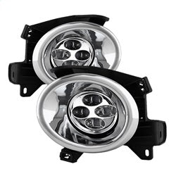 ( Spyder ) - Daytime DRL LED Running Fog Lights w/Switch - Clear