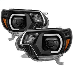 ( xTune ) - Projector Headlights - Light Bar DRL - Black