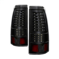 ( xTune ) - C Shape LED Tail Lights - Black