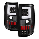 ( xTune ) - Version 3 LED Tail Lights - Light Bar LED - Black