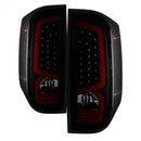 ( xTune ) - Light Bar LED Tail Lights - Black Smoked