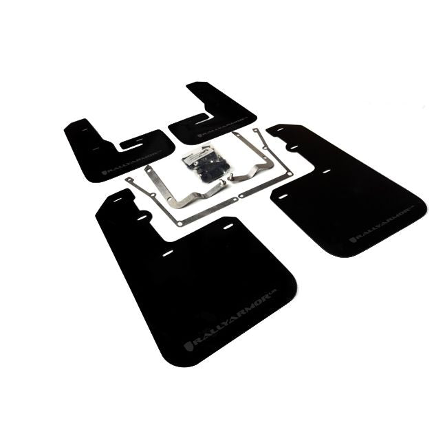 Rally Armor MF42-UR-BLK/GRY - 2015-2019 Volkswagen Jetta - Black Mud Flap/Grey Logo