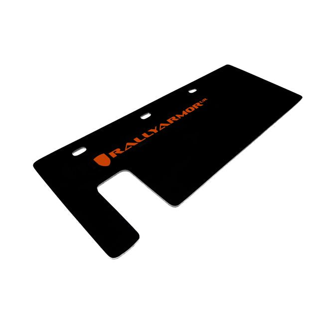Rally Armor MF35-UR-BLK/OR - 2015-2016 Polaris Slingshot SL SL LE - Black Mud Flap/Orange Logo