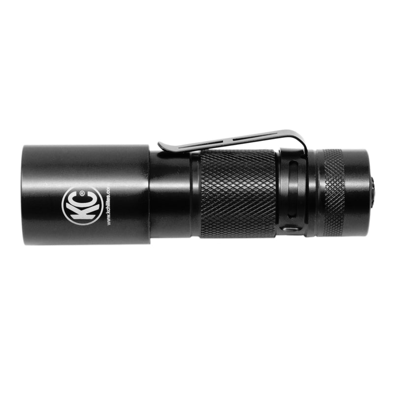 4" LED Flashlight - Adjustable Focus - Black - 7W