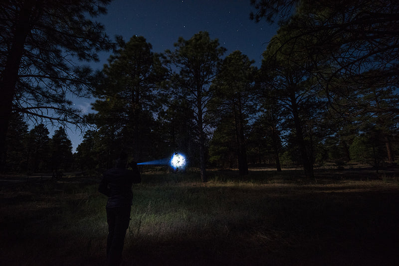 4" LED Flashlight - Adjustable Focus - Black - 7W