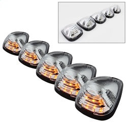 ( xTune ) - Amber LED Cab Roof lights - Clear