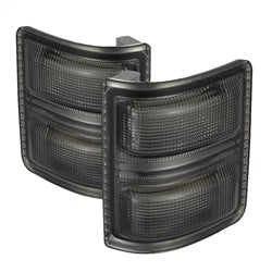 ( xTune ) - Amber LED Mirror Signal Lens - Smoke