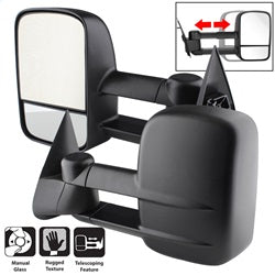 ( xTune ) - L&R Manual Extendable - MANUAL Adjust Mirror.
