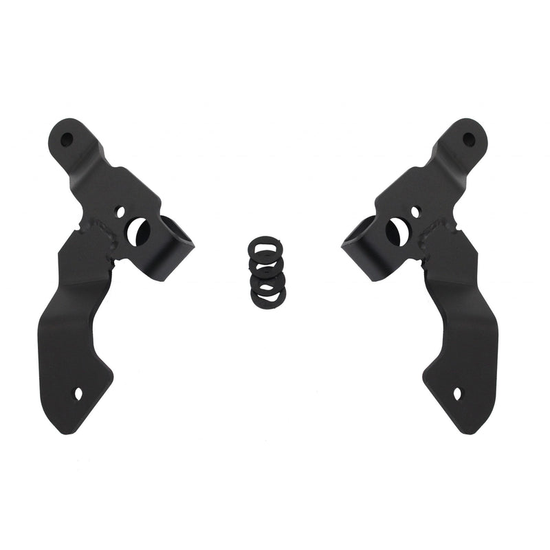 Go Rhino - 730231T - Jeep Wrangler JL & JLU Windshield Cowl Mount for 3in X 3in Dual Cube Offset