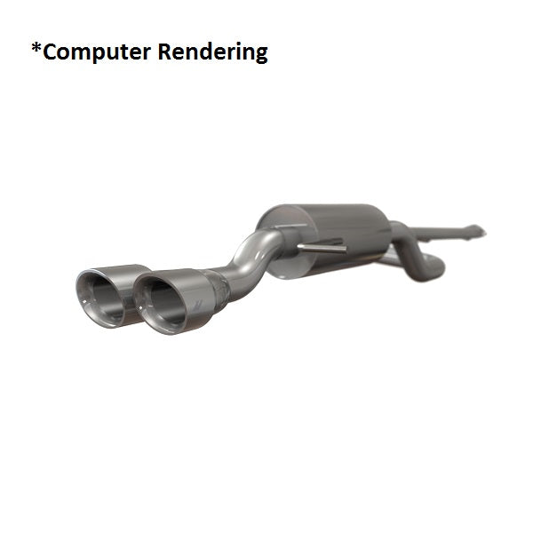 Mishimoto Ford Fiesta ST Cat-Back Exhaust 2014-2019 Black Tips
