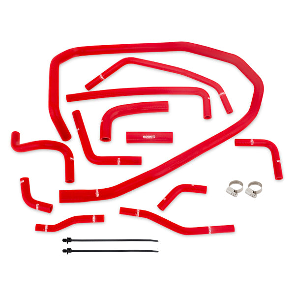 Mishimoto Subaru WRX Silicone Ancillary Hose Kit Red 2015+