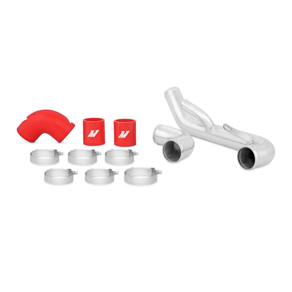 Mishimoto Mitsubishi Lancer Evolution X Lower Intercooler Pipe Kit Red 2008+