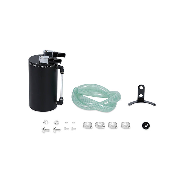 Mishimoto Aluminum Oil Catch Can - Large Wrinkle Black