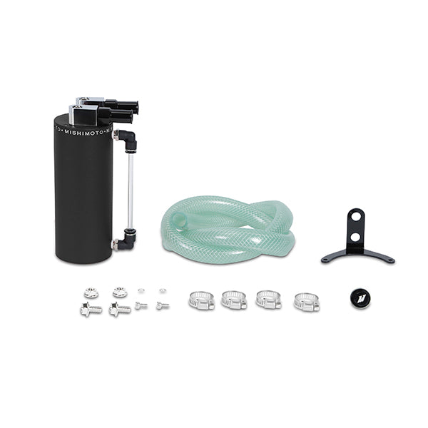 Mishimoto Aluminum Oil Catch Can - Small Wrinkle Black