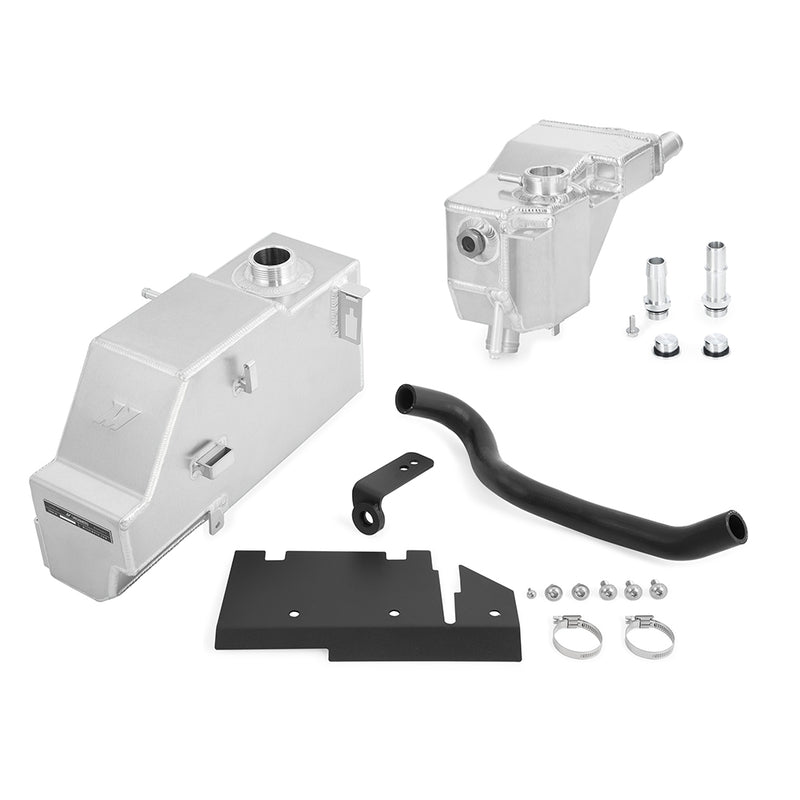 Aluminum Degas Tank Kit, Fits 2011-2019 Ford 6.7L Powerstroke, Natural