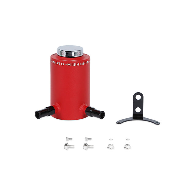 Mishimoto Aluminum Power Steering Reservoir Tank Wrinkle Red