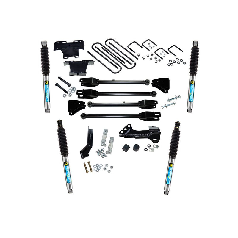 SUPERLIFT 4-LINK LIFT KIT FD F250/350 4WD DSL W/BLSTN SHOCKS 17-21 4in