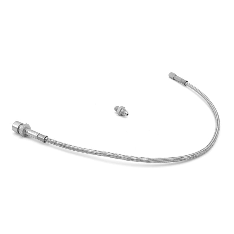 Front Brake Hoses Stainless Steel Drum ; 72-73 Jeep CJ5/CJ6