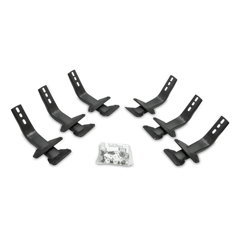 Go Rhino - 6862415552T - 6in OE Xtreme II Textured Black SideSteps Kit - Bars + Brackets
