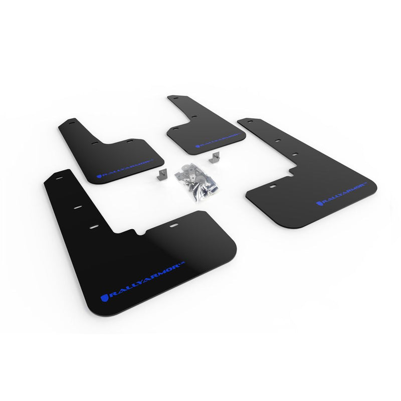 Rally Armor MF66-UR-BLK/BL - 2020+ Subaru Outback - Black Mud Flap/Blue Logo