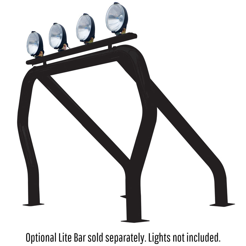 Go Rhino - 9709560SSB - Go Rhino! Bed Bars- Single Bar/Single Kicker (Between Wheel Wells)