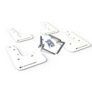 Rally Armor MF51-UR-WH/BLK - 2017-2020 Honda Civic Hatchback - White/Black Logo