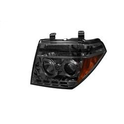 ( Spyder ) - Projector Headlights - LED Halo - LED ( Replaceable LEDs ) - Smoke - High H1 (Included) - Low H1 (Included)