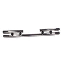 Double Tube Rear Bumper 3 Inch Stainless Steel; 87-06 Wrangler YJ/TJ