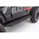 Go Rhino - D64506T - D6 Dominator Steel Side Steps-Black Textured Powdercoat with Mounting Brackets