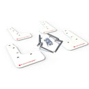 Rally Armor MF51-UR-WH/RD - 2017-2020 Honda Civic Hatchback - White/Red Logo