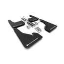 Rally Armor MF67-UR-BLK/WH 2019-2020 Toyota Corolla Hatchback Black Mud Flap/White Logo