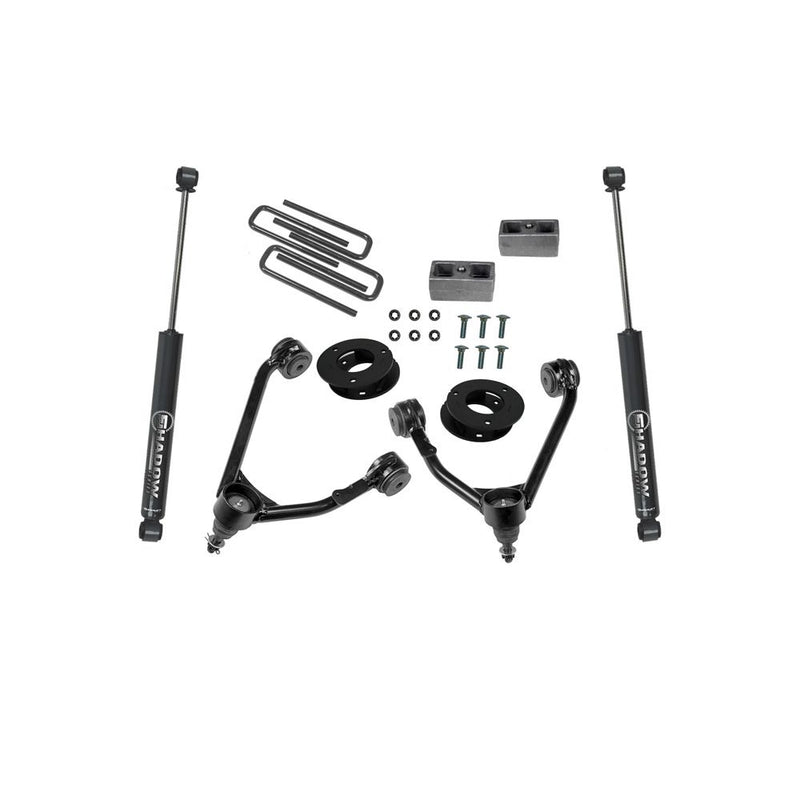 SUPERLIFT LIFT KIT GM 1500 07-16 3.5'' STEEL UPPER ARM 2WD