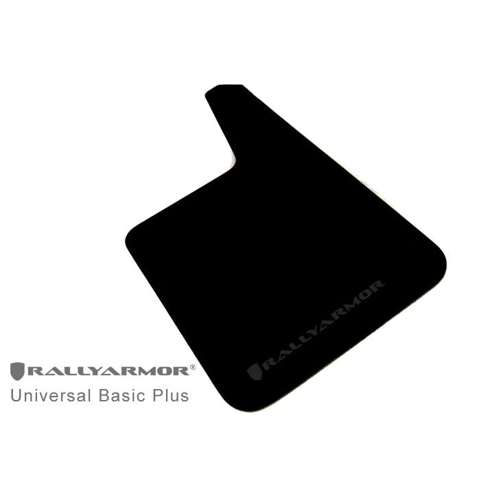 Rally Armor MF20-BAS-BLK - Universal - Black Mud Flap/Black Logo