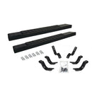 Go Rhino - 6862404280T - 6in OE Xtreme II Textured Black SideSteps Kit - 80in Long bars + Brackets