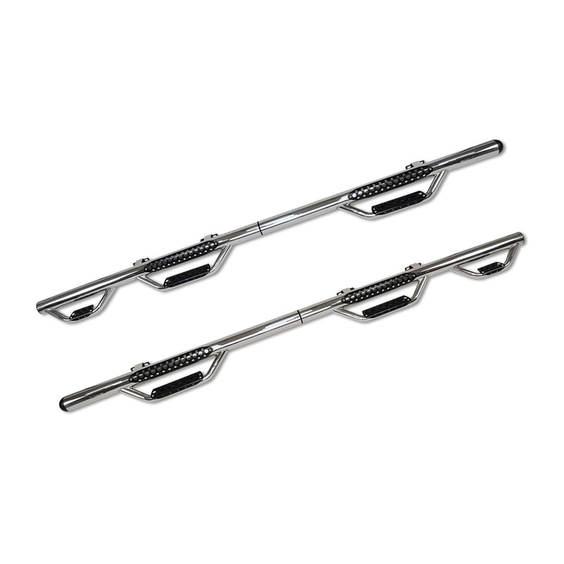 Go Rhino - D36076PS - DOMINATOR D3 Modular Wheel-to-Wheel SideSteps (Diesel Trucks Only)